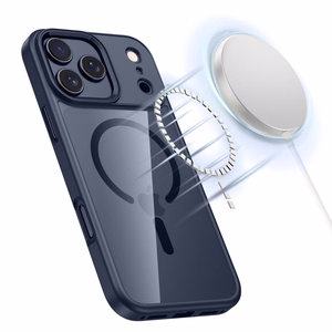 Tech-Protect MagMat MagSafe Ümbris jaoks iPhone 17 Pro - läbipaistev tumesinine sinine