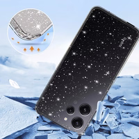 Crystal Glitter Ümbris jaoks Xiaomi Redmi 12 Hõbedane