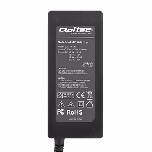 Qoltec 50011 toiteadapter siseruumi 65 W must