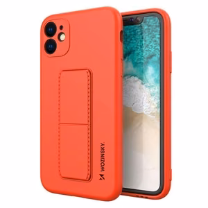 Wozinsky Kickstand Case silikoonümbris alusega Xiaomi Redmi 10X 4G / Xiaomi Redmi Note 9 punane