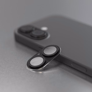 Etteri full camera lens guard for iPhone 17 black