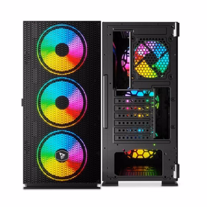 SAVIO PC Case Raptor X1 ARGB Glass/Mesh must
