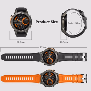 Blavec Smartwatch M-03 Predator AMOLED GPS Voice Call (SWM03-GP) graphite + 1 band