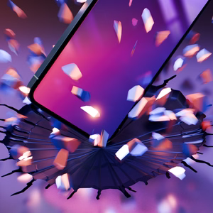 Закалённое стекло Privacy 3mk Rainbow Privacy для Apple iPhone 16 Plus