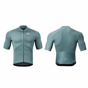 Rockbros 15120014016 ROAD TO SKY men's cycling jersey short sleeve S - gray-blue
