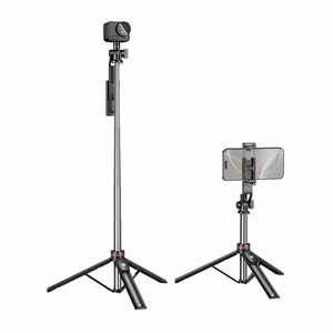 Must Bluetoothi toega selfipulk Borofone BY15 Throne statiivi ja kaugjuhtimispuldiga
