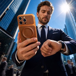 Luxgrip Mag ümbris iPhone 17 Pro 6,3", oranž