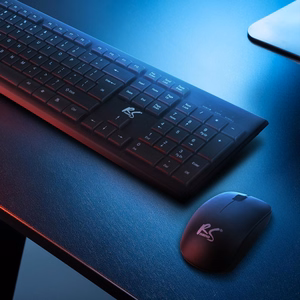 NanoRS juhtmevaba klaviatuur ja hiir ergonoomilise disainiga RS580