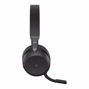 Jabra Evolve2 75 MS Link380c - juhtmevabad kõrvale asetsevad kõrvaklapid aktiivse mürasummutusega, mustad