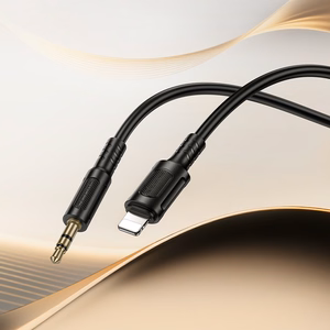 Borofone Kaabel AUX BL25 Nice - Lightning to jack 3,5mm - 1 metre must