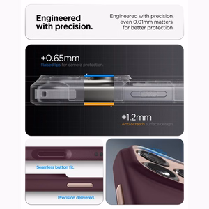 Spigen Nano Pop MagSafe  iPhone 18 Pro / 17 Pro ümbris, tume kirsipunane
