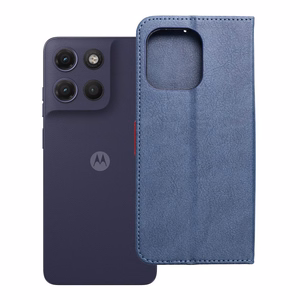Klappümbris Motorola G17 Split Book, tumesinine ja punane