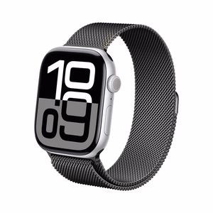 Crong Milano Steel roostevabast terasest rihm Apple Watch 38 / 40 / 41 / 42 mm, grafiithall