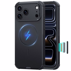 ESR Cyber Tough MagSafe ümbris iPhone 18 Pro / 17 Pro – must