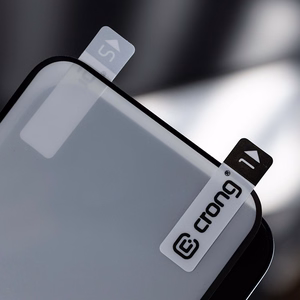 Crong 7D Nano Flexible Glass 9H kogu ekraani kattev hübriidne ekraanikaitse seadmele Xiaomi POCO M4 Pro 5G