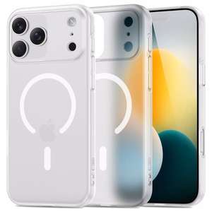 Tech-Protect MagSlim MagSafe Ümbris jaoks iPhone 17 Pro - Matt Valge