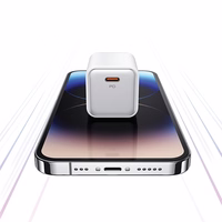 USAMS Võrgulaadija 1xUSB-C PD30W 3A (ainult pea) PD3.0 Fast Charging lilla X-ron Series CC186TC03 (US-CC186)