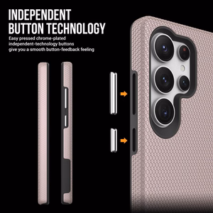 Perfectionists Triangle Ümbris Samsung S928 S24 Ultra roosa kuldne