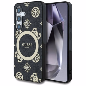 GUESS ümbris jaoks SAMSUNG S25 GUHMS25SH4PYEEK (Magnetic IML Peony jaoks 4G Background) must