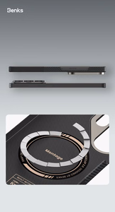 Benks Montage Magnetic Armor Air Kevlar Ümbris Metal Frame 600D+1500D (F048) for Samsung Galaxy S26 must