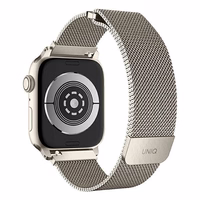 Uniq Dante roostevaba terase rihm Apple Watch 1/2/3/4/5/6/7/8/SE/SE2 42/44/45mm - beež