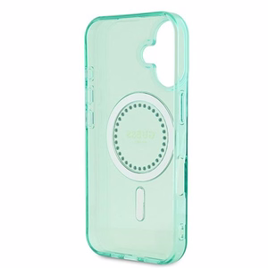 Guess IML Rhinestones MagSafe iPhone 16 Plus Ümbris - Roheline