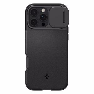 Spigen Optik Armor Mag Ümbris with MagSafe jaoks iPhone 16 Pro Max - Must