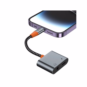 WiWU - Audio adapter LT10 Typ C to Typ C + 3.5mm