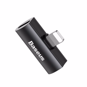 Adapter Baseus L46 must (sisend Lightning / väljund 2x Lightning)