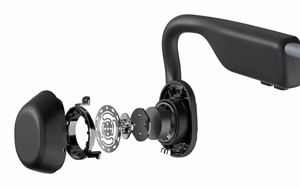SHOKZ OpenMove беспроводные спортивные наушники Bluetooth серый