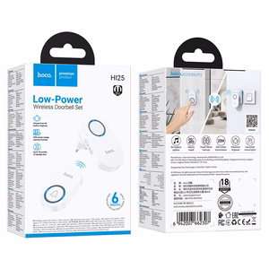 Wireless doorbell Hoco HI25 valge