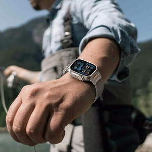 TECH-PROTECT MILANO VANGUARD APPLE WATCH 8 / 9 / 10 / 11 / SE / ULTRA (44 / 45 / 46 / 49 MM) TITANIUM