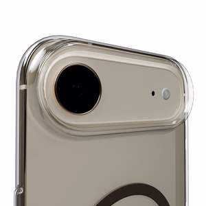 Puro Lite Mag TPU+PC Ümbris Compatible with MagSafe jaoks iPhone 17 Air - Läbipaistev with Brown Ring