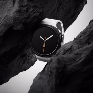 Ringke Slim 2-pack Ümbris jaoks Samsung Galaxy Watch 8 40mm - Läbipaistev-Matt Must