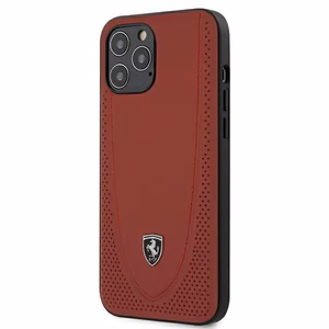 Ferrari FEOGOHCP12LRE iPhone 12 Pro Max 6.7" punane/punane kõvakott Off Track perforeeritud
