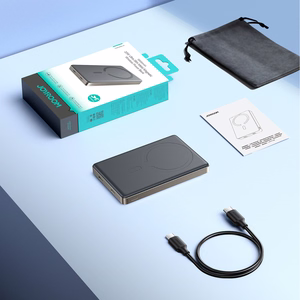 Joyroom JR-PBM08 Pro 22,5 W 10000 mAh akupank juhtmevaba laadimise ja 2 x USB-C-pordiga – titaan