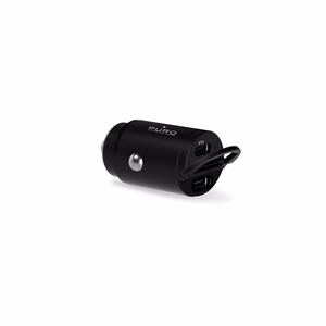 Puro Mini 30W Power Delivery 2 x USB-C Car Laadija - must