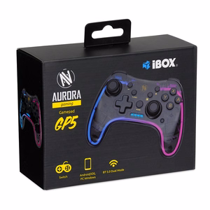 iBox IGP5 mängude kontroller must Bluetooth mängupult analoog / digitaalne Android, Nintendo Switch, Nintendo Switch Lite, Nintendo Switch OLED, PC, iOS