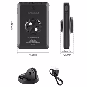 Rockbros JP008 eesmine jalgrattatuli akupangaga 5000mAh 150lm IPX6 - must