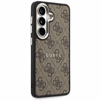 Guess ümbris 4G Embossed Ring MagSafe for Samsung Galaxy S26 Plus pruun