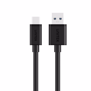 UNITEK Y-C474BK USB kaabel USB 3.2 Gen 1 (3.1 Gen 1) 1 m USB A USB C Must