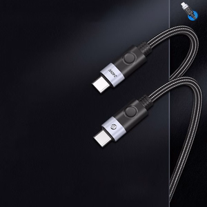 Orico 240W USB-C to USB-C charging kaabel, 1.5 m (must)