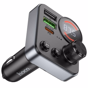 Transmiter samochodowy bluetooth Hoco 2 x USB A + USB C QC3.0 PD 48W E86 must