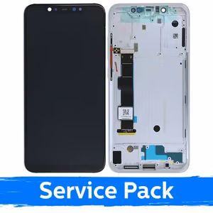 LCD Ekraan Ühildub Xiaomi Mi 8 Hõbedane (Service Pack)