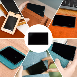MiLi MiCard HD-P16-C Bluetooth-jälgimisseade Apple Find My võrgu jaoks, must