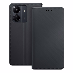 3mk Wallet Ümbris jaoks Xiaomi Redmi 13C/Poco C65 - must