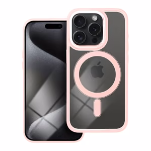 COLOR EDGE MAG COVER Ümbris compatible with MagSafe jaoks IPHONE 15 Pro roosa