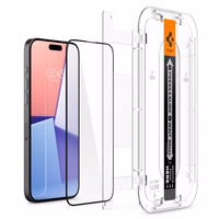 Spigen Glas.tR EZ Fit FC Karastatud klaas jaoks iPhone 15 Pro Max - must