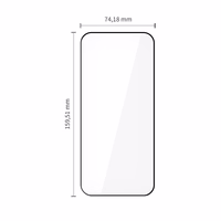 Tech-Protect Glass Fit+ 2-pack jaoks Xiaomi Poco F8 Pro Ultra - must