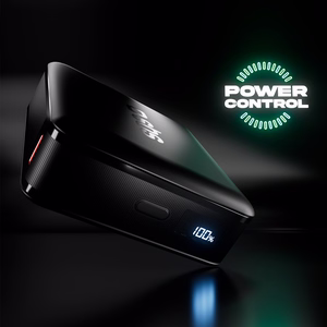 SBS HD 30W 10000mAh USB-C Akupank koos LCD Ekraan - must